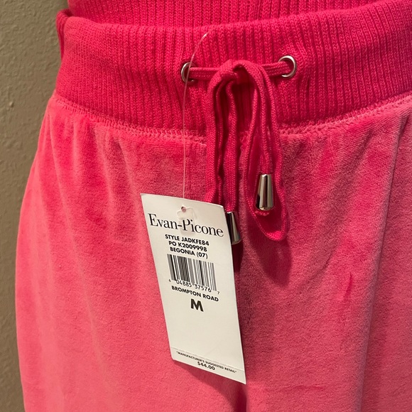 NEW Yvonne Picone, JADKFE84 joggers sweatpants begonia medium Brompton Road  Nwt - Picture 5 of 9